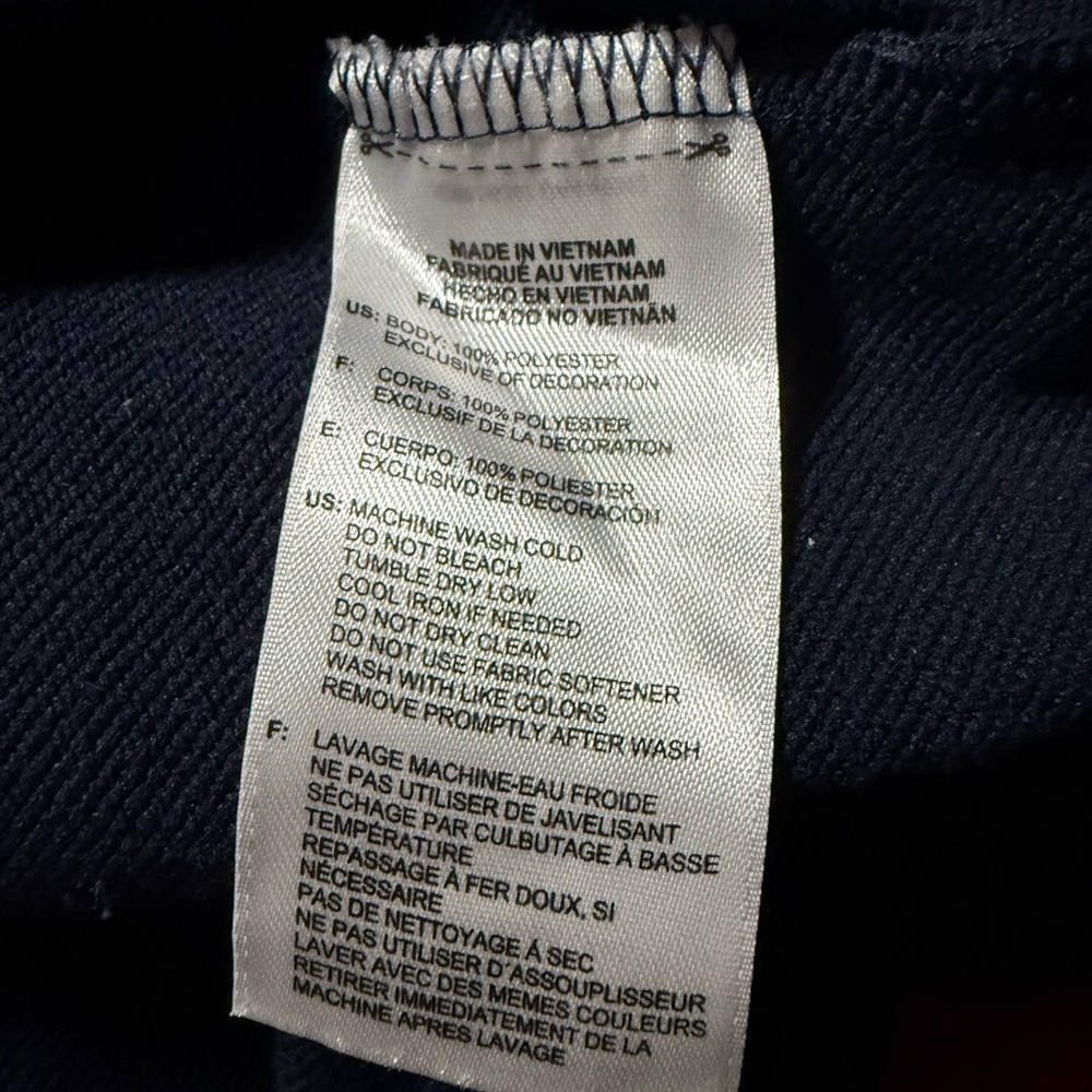 Adidas Golf Full Zip Performance Jacket Navy Blue… - image 3